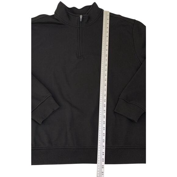 Izod Mens Black Shirt Advantage Performance Stretch Size 2XL Pullover 1/4 Zip - Picture 8 of 15